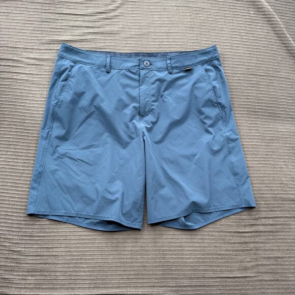 Patagonia Hydro Series Boardshorts Mens 36 Blue Performance Swim Trunks Shorts - Picture 1 of 8
